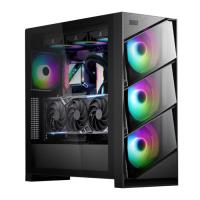 DRAGOS AIR 4x12CM ARGB FAN ATX USB3.0 + TYPE C SİYAH GAMING KASA PSU-YOK - 1
